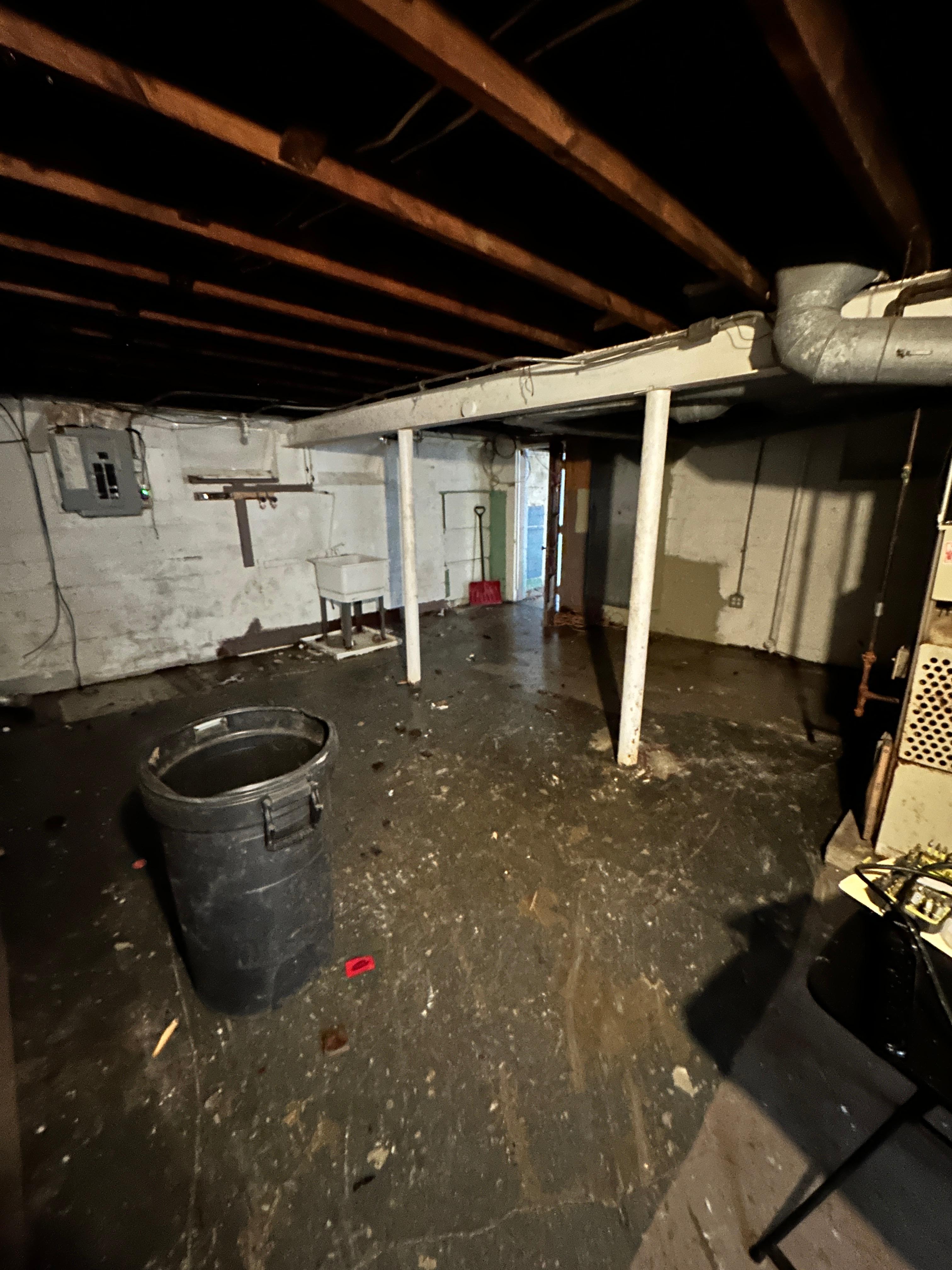 Basement opened back up